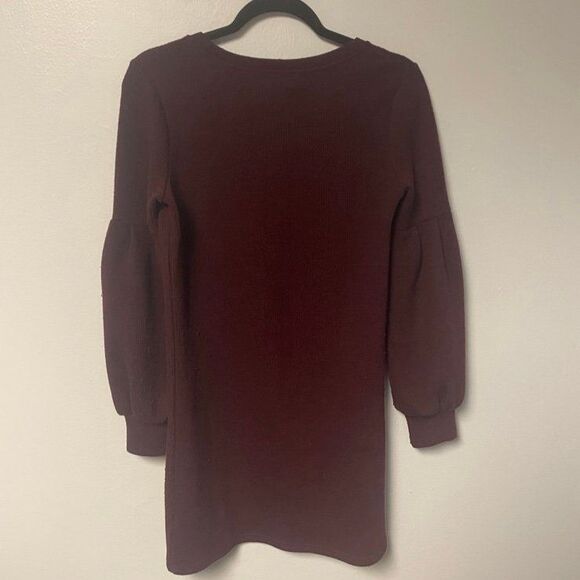 Long Red Cardigan Sweater - Picture 3 of 3